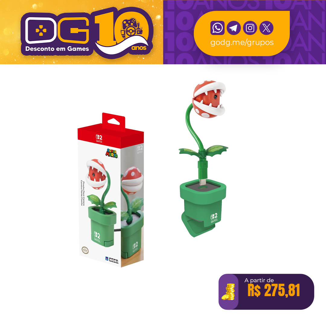 Câmera Hori Piranha Plant Para Nintendo Switch 2