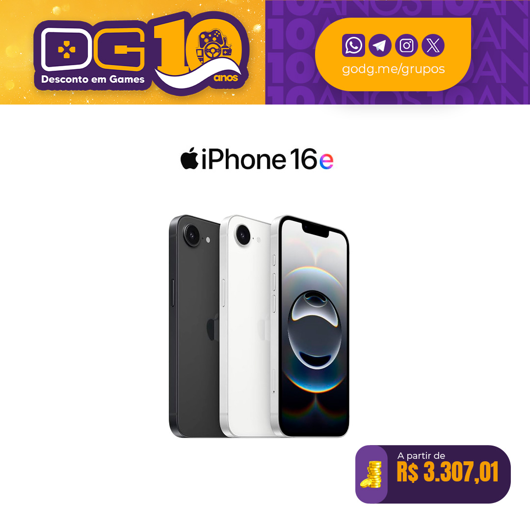 Apple iPhone 16e de 128 GB - Preto 
