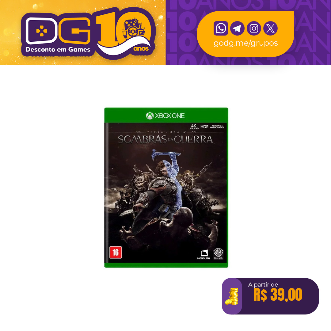 Terra Media Sombras da Guerra - Xbox