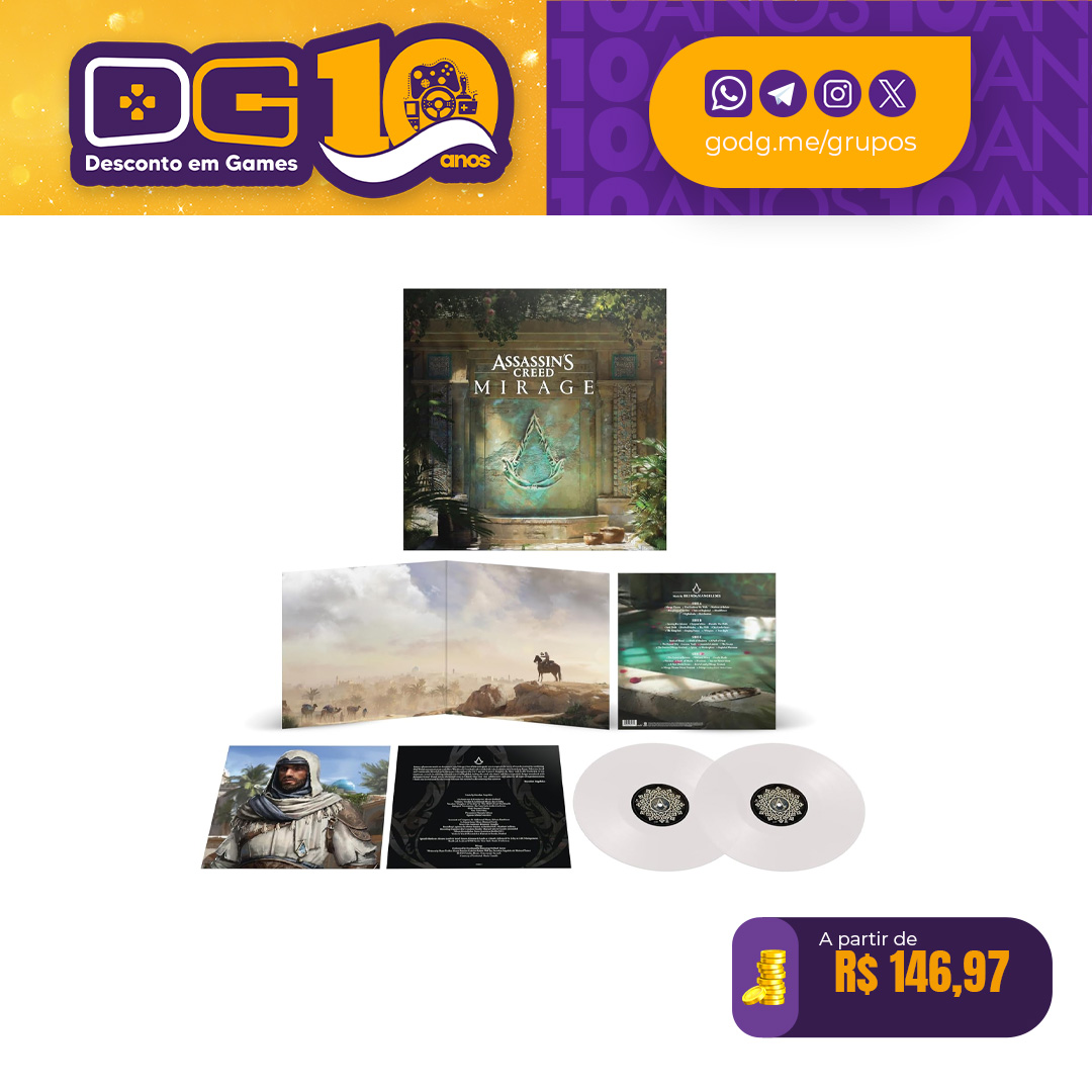 Assassin's Creed Mirage Original Soundtrack - Disco de Vinil