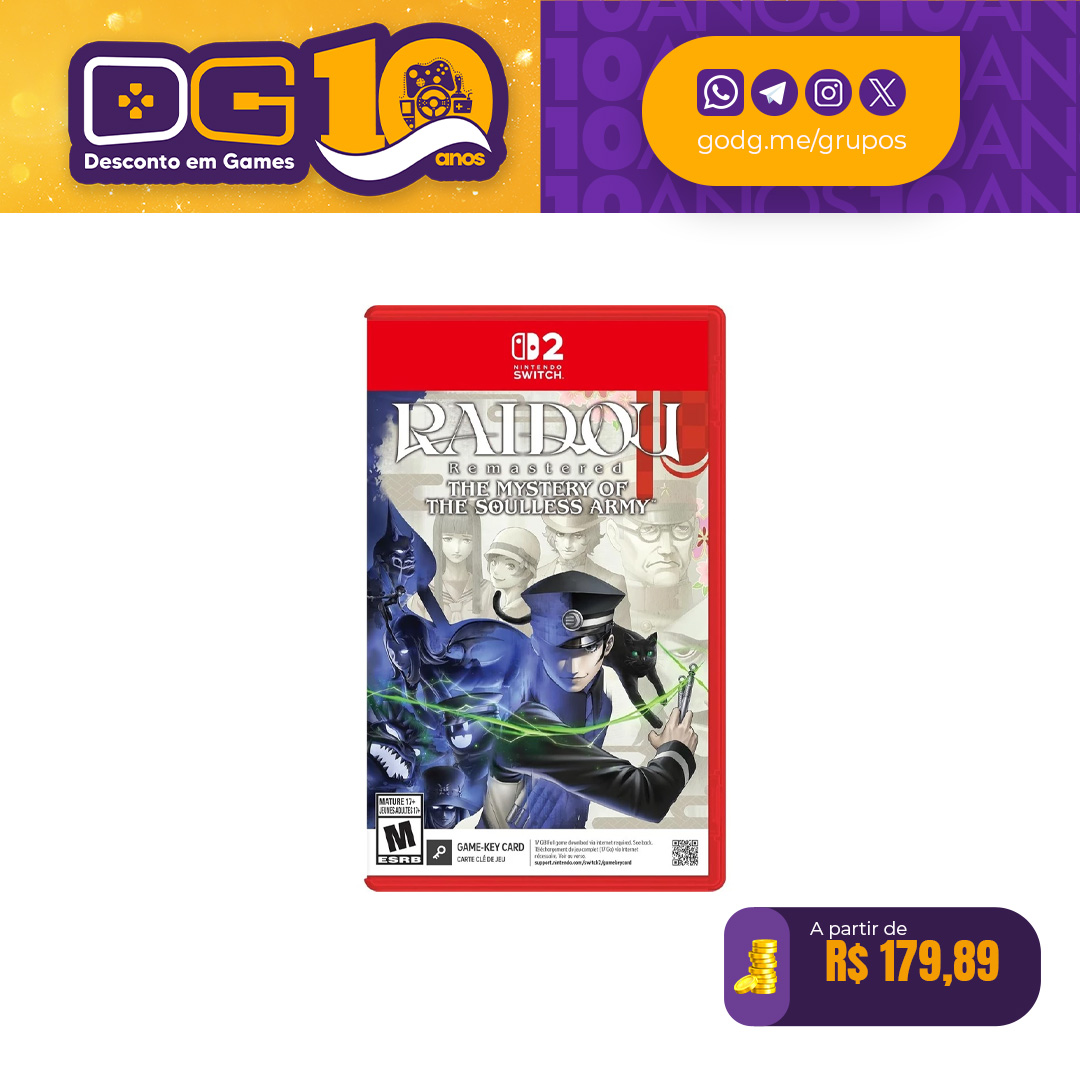 Raidou Remastered The Mystery Of The Soulless Army - Nintendo Switch 2