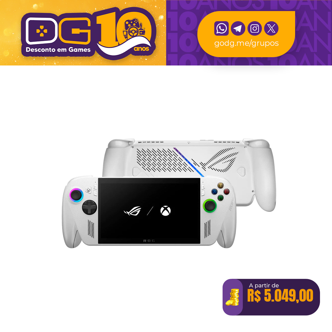 Console Portátil ROG Xbox Ally - AMD Ryzen Z2, 16GB, 512GB SSD
