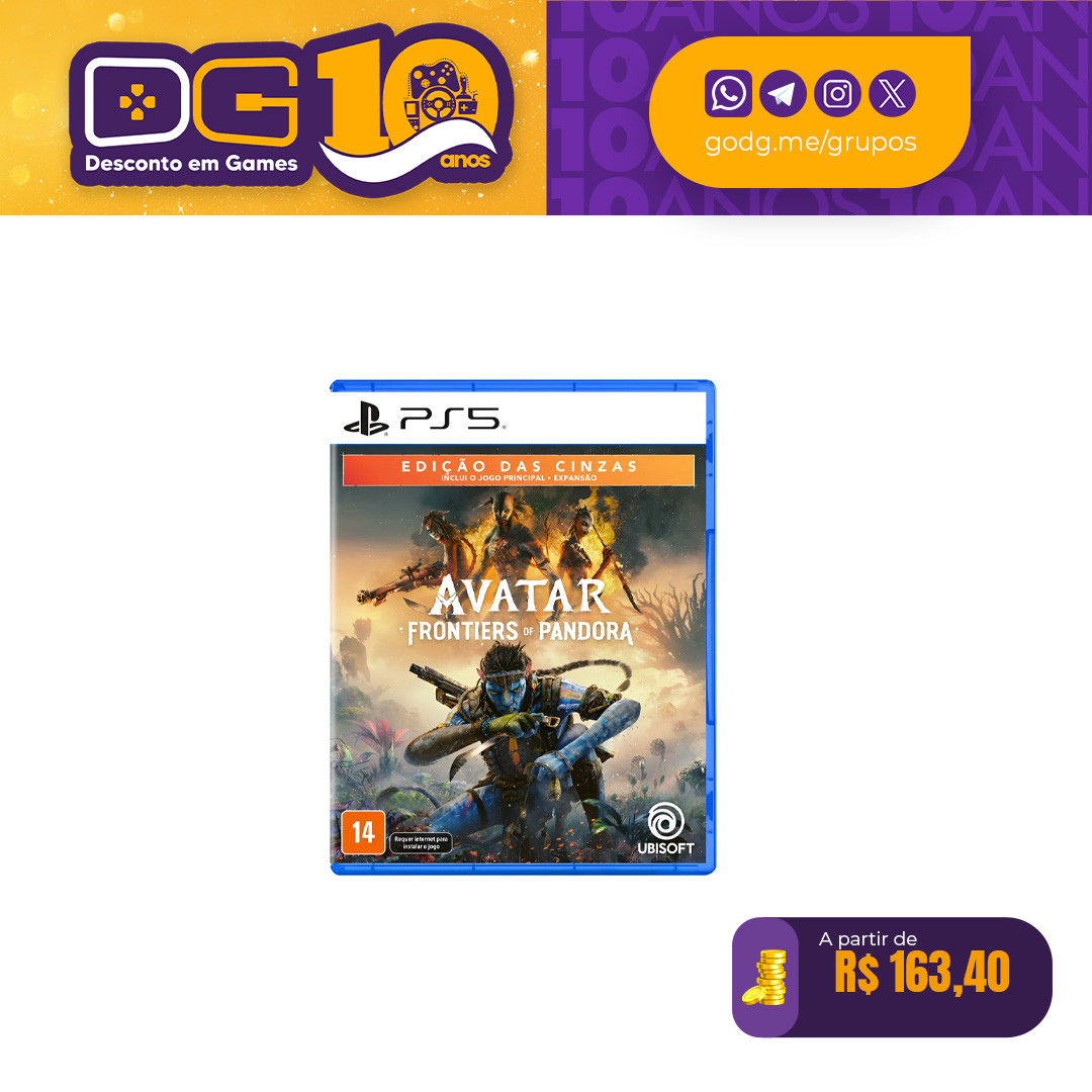  Avatar: Frontiers of Pandora (Edição das Cinzas) - PS5
