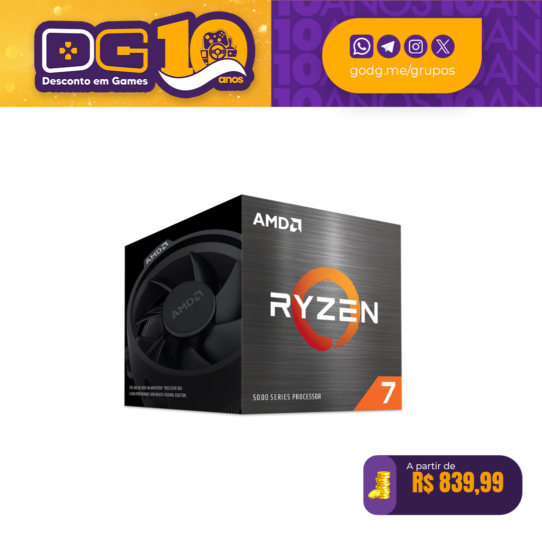 Processador AMD Ryzen 7 5700