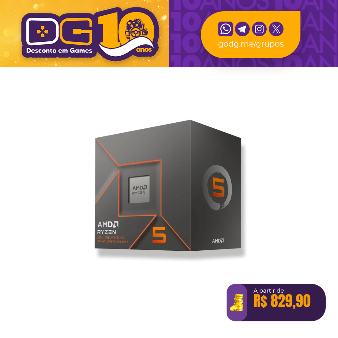 Processador AMD Ryzen 5 8500G