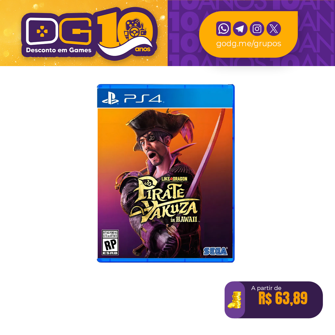 Like a Dragon Pirate Yakuza in Hawaii - PS4
