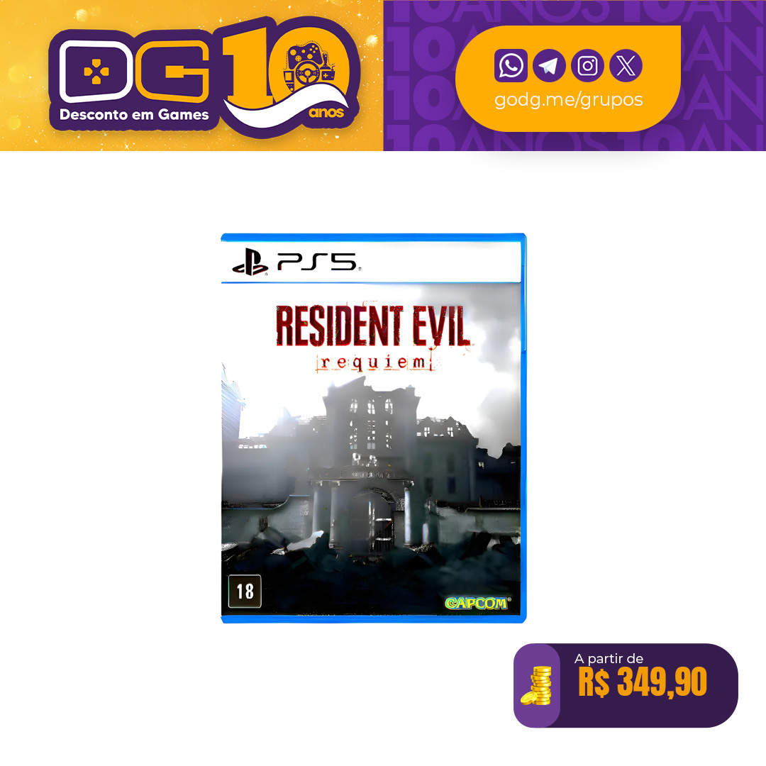Pré-venda Resident Evil Requiem - PS5