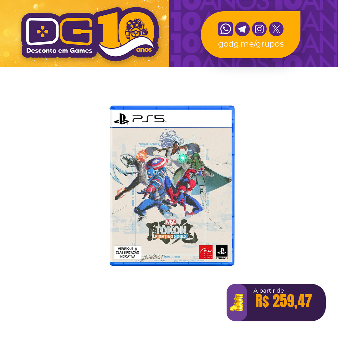 Pré-venda Marvel Tōkon: Fighting Souls - PS5