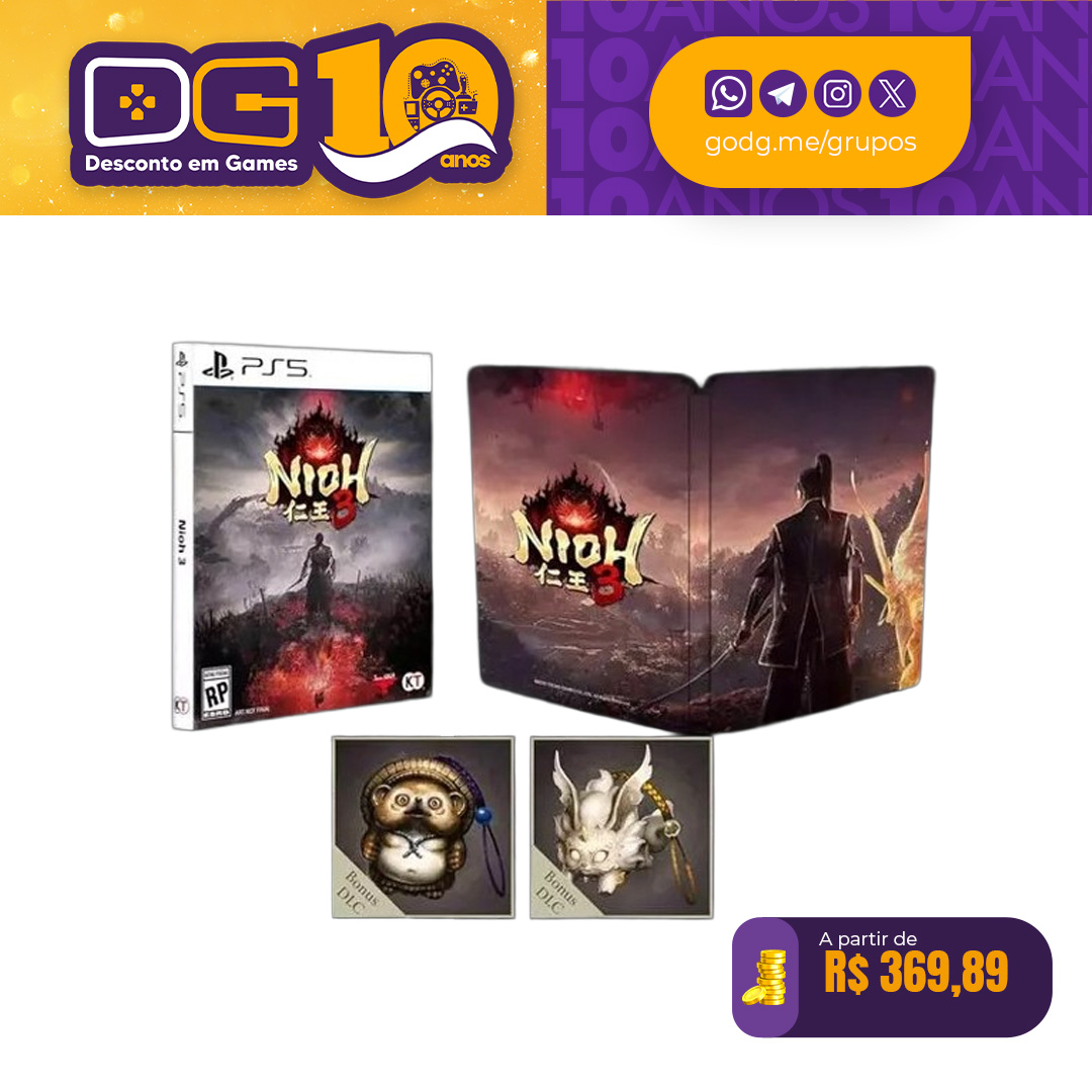 Pré-venda Nioh 3 Steelbook Launch Edition - PS5