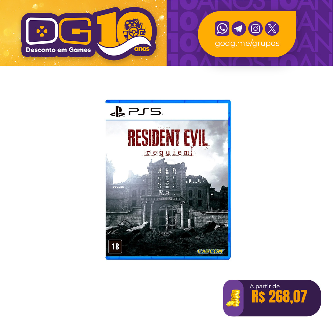 Pré-venda Resident Evil Requiem - PS5
