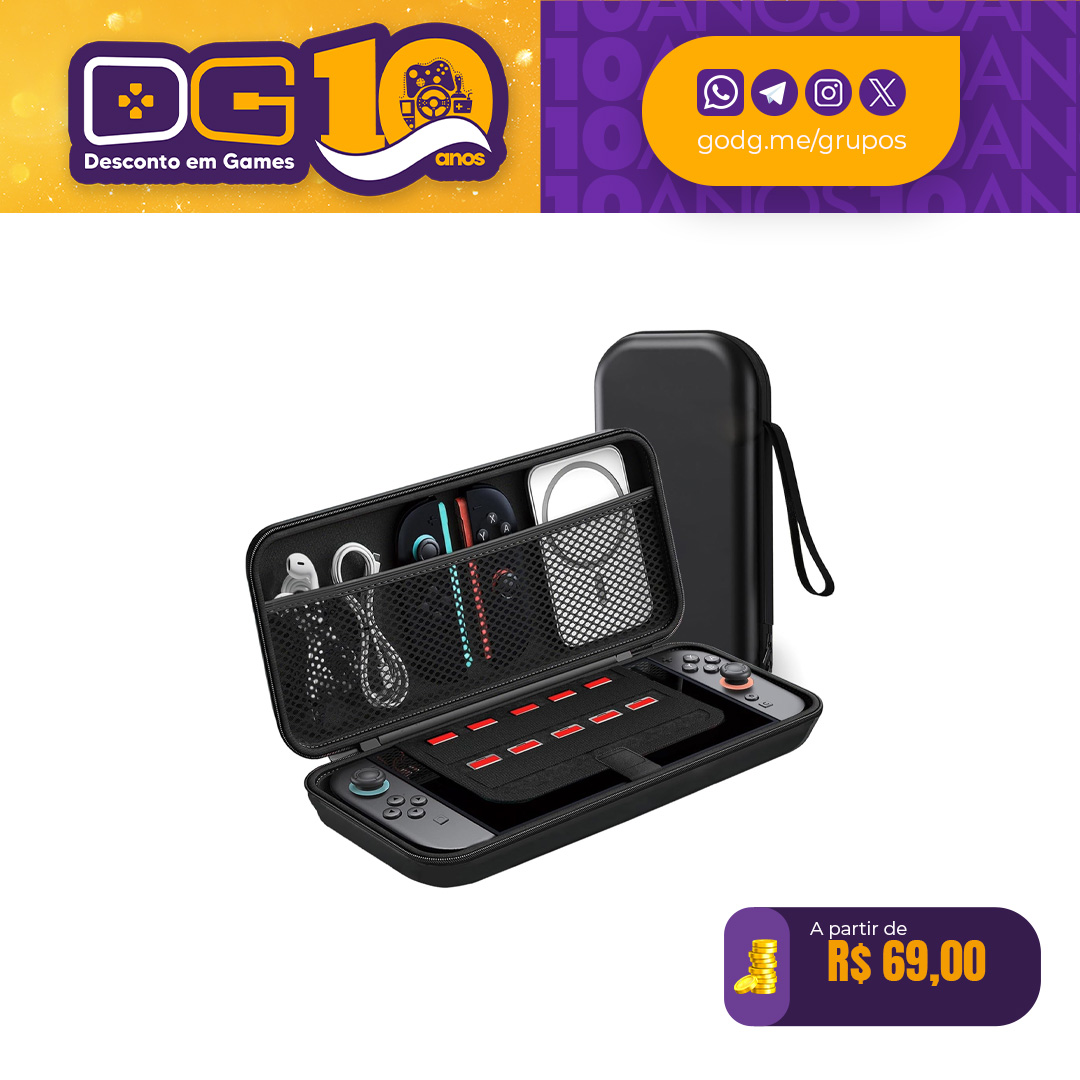  Case para Nintendo Switch 2 - Preto