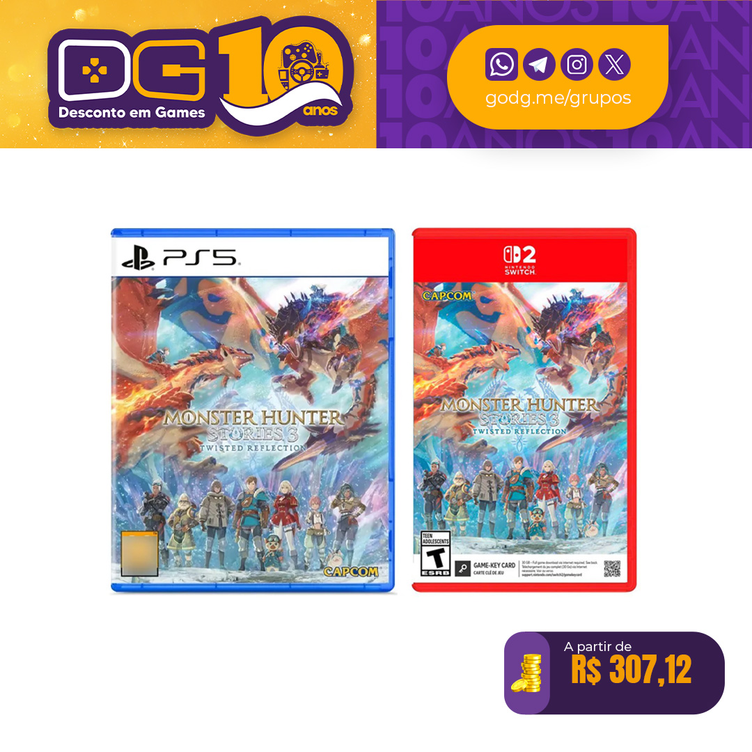 Pré-venda Monster Hunter Stories 3 Twisted Reflection 