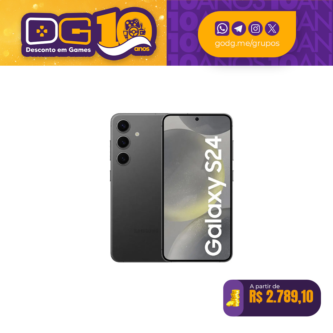 Samsung Galaxy S24 5G (256GB) - Preto