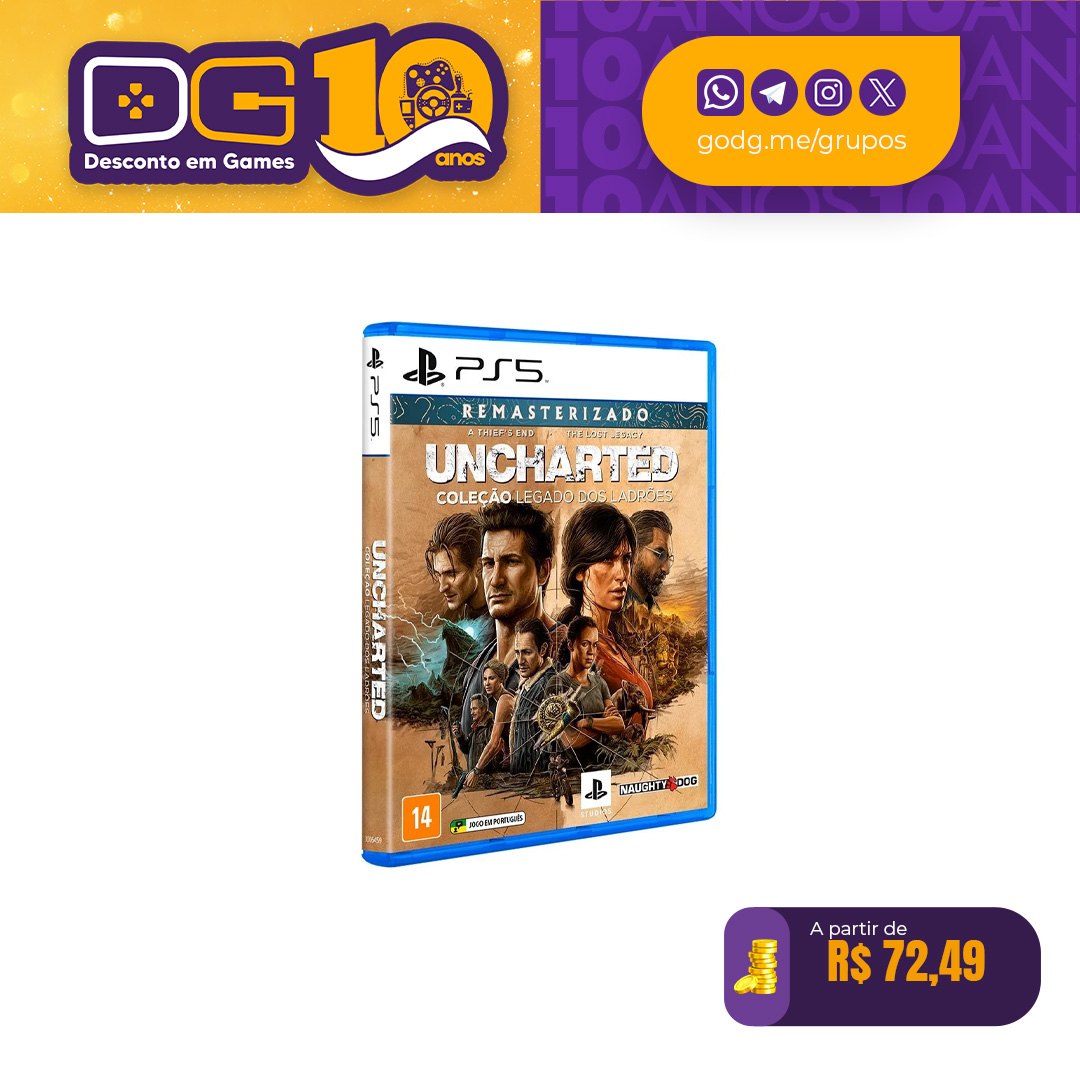 Uncharted: Coleção Legado Dos Ladrões - PlayStation 5