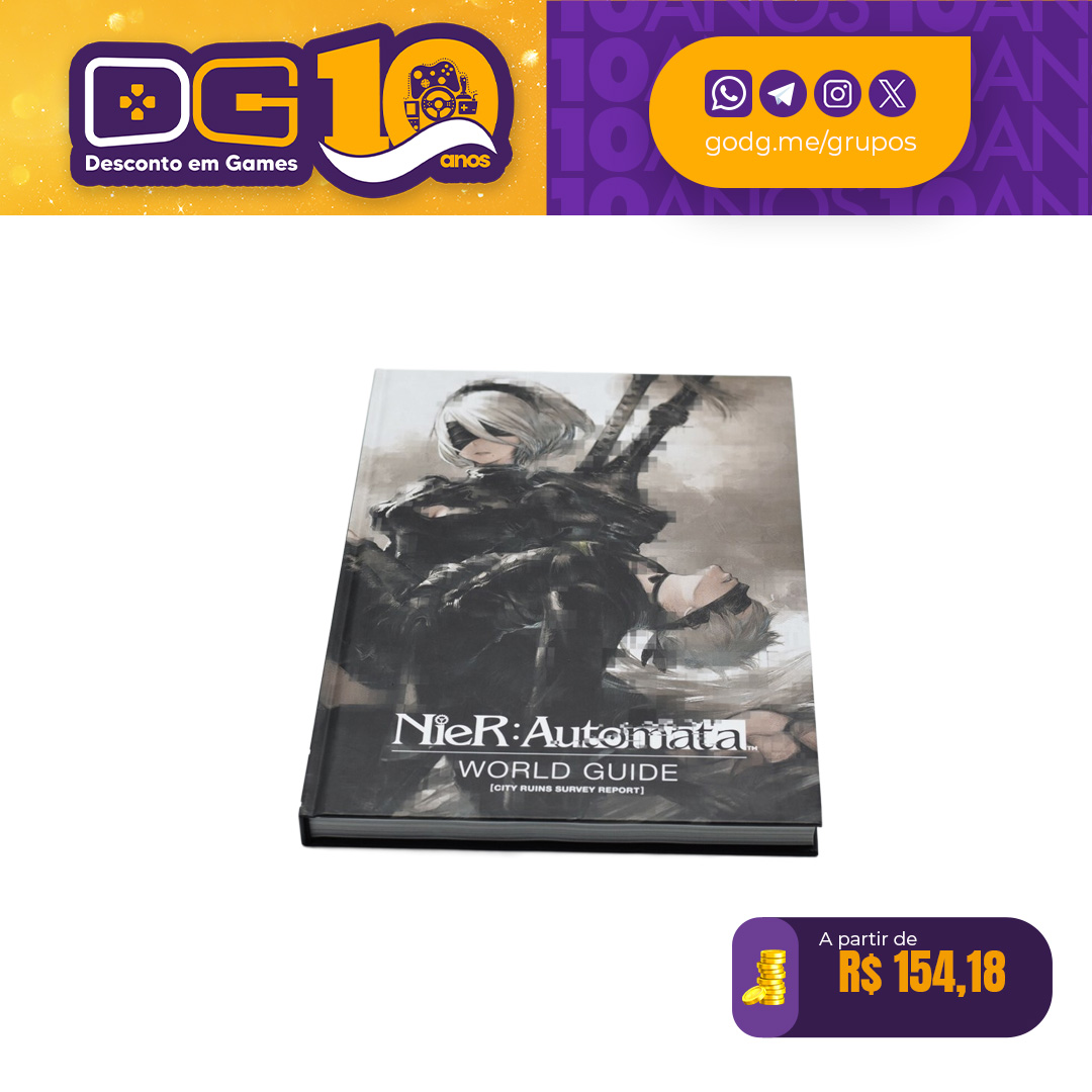  Livro NieR: Automata World Guide Volume 1: City Ruins Survey Report