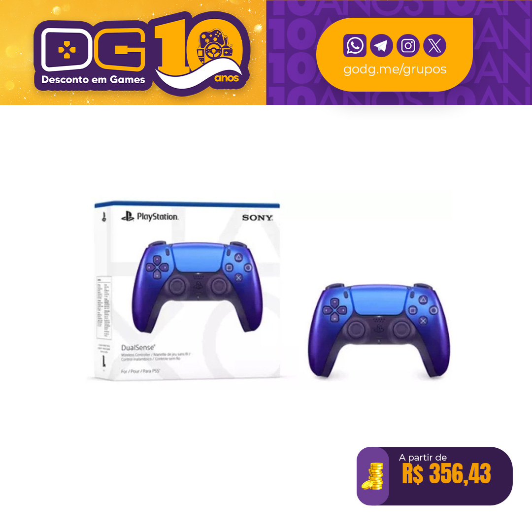 Controle Sem Fio Dualsense - Chroma Indigo