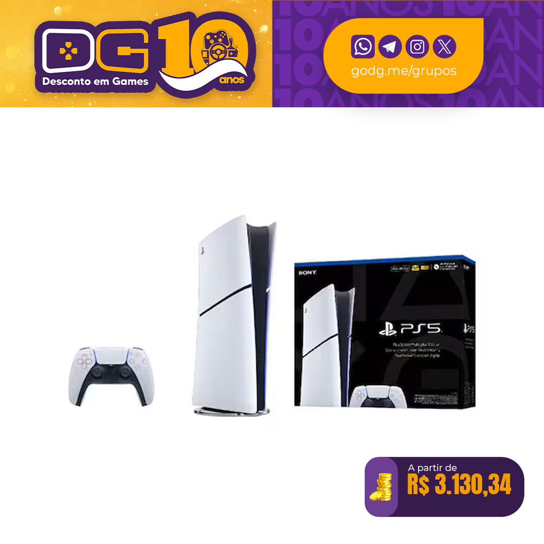 Console PlayStation 5 Slim Edição Digital