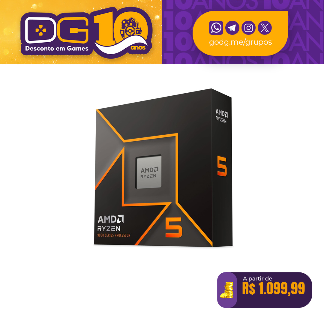 Processador AMD Ryzen 5 9600X