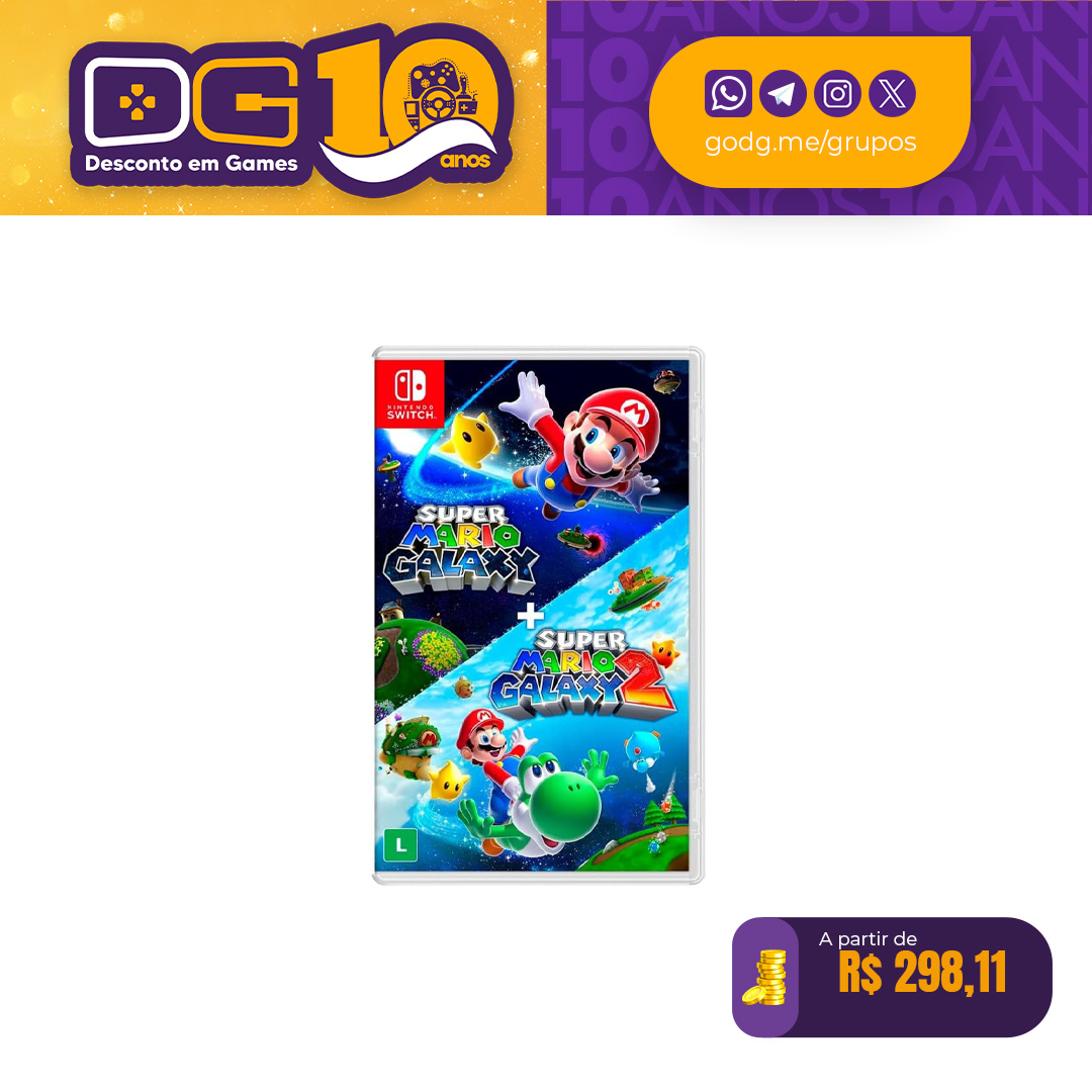 Super Mario Galaxy + Super Mario Galaxy 2 - Nintendo Switch