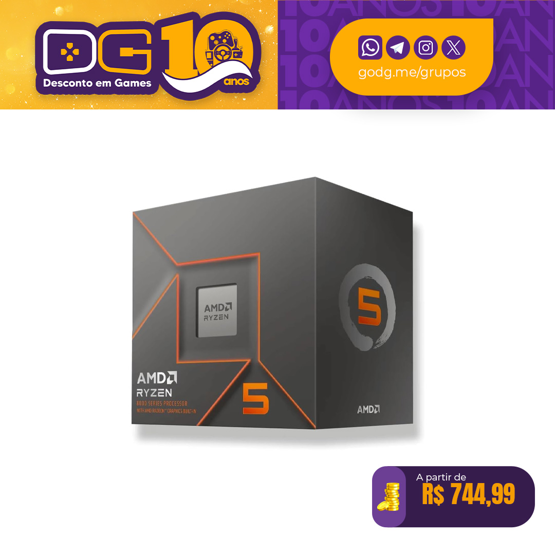 Processador AMD Ryzen 5 8500G