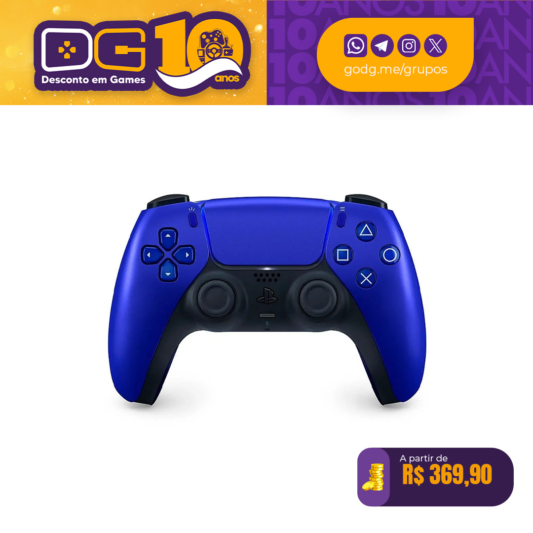 Controle sem fio DualSense  – Cobalt Blue