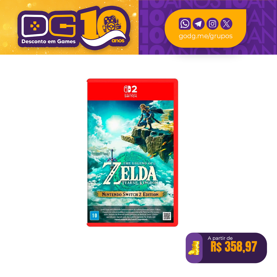 The Legend of Zelda : Tears of the Kingdom - Nintendo Switch 2