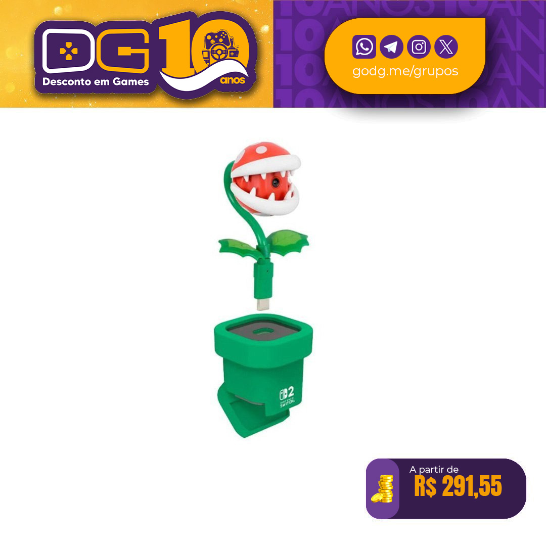 Câmera Hori Piranha Plant Para Nintendo Switch 2