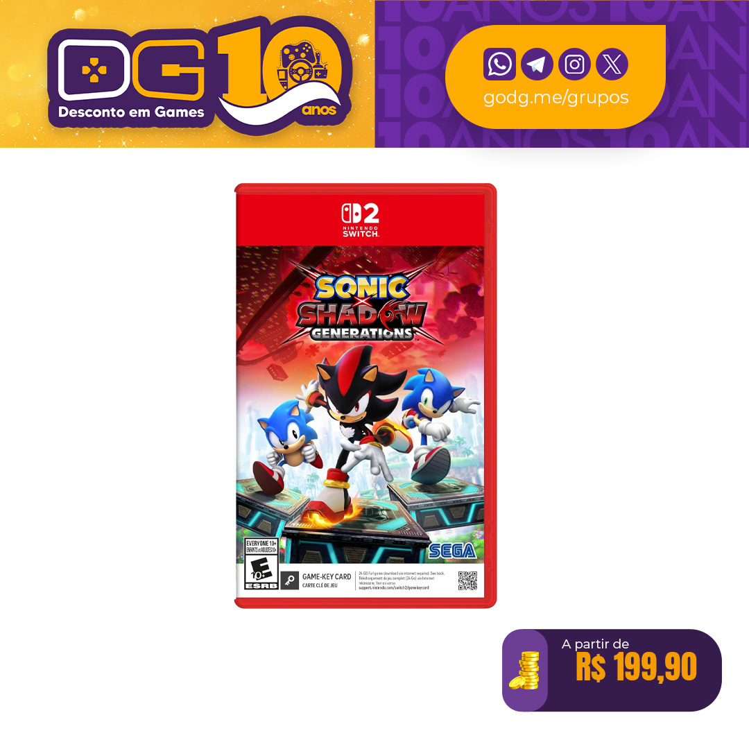  Sonic X Shadow Generations - Nintendo Switch 2